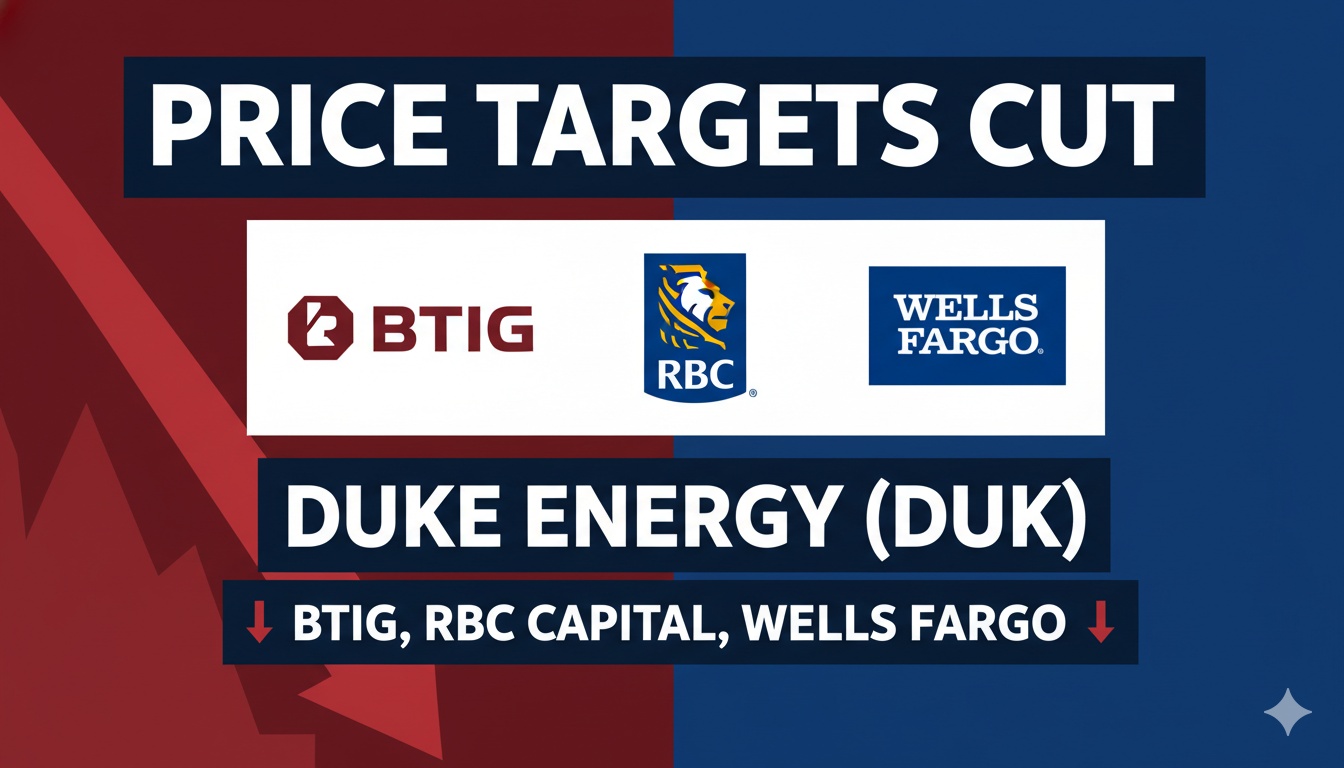 Duke Energy corporate headquarters with power grid elements in the background