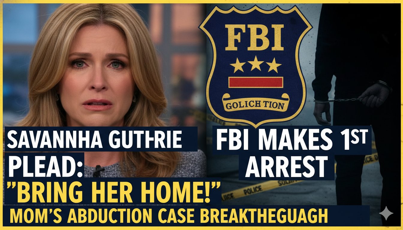 Savannah Guthrie emotional during plea for missing mother Nancy Guthrie