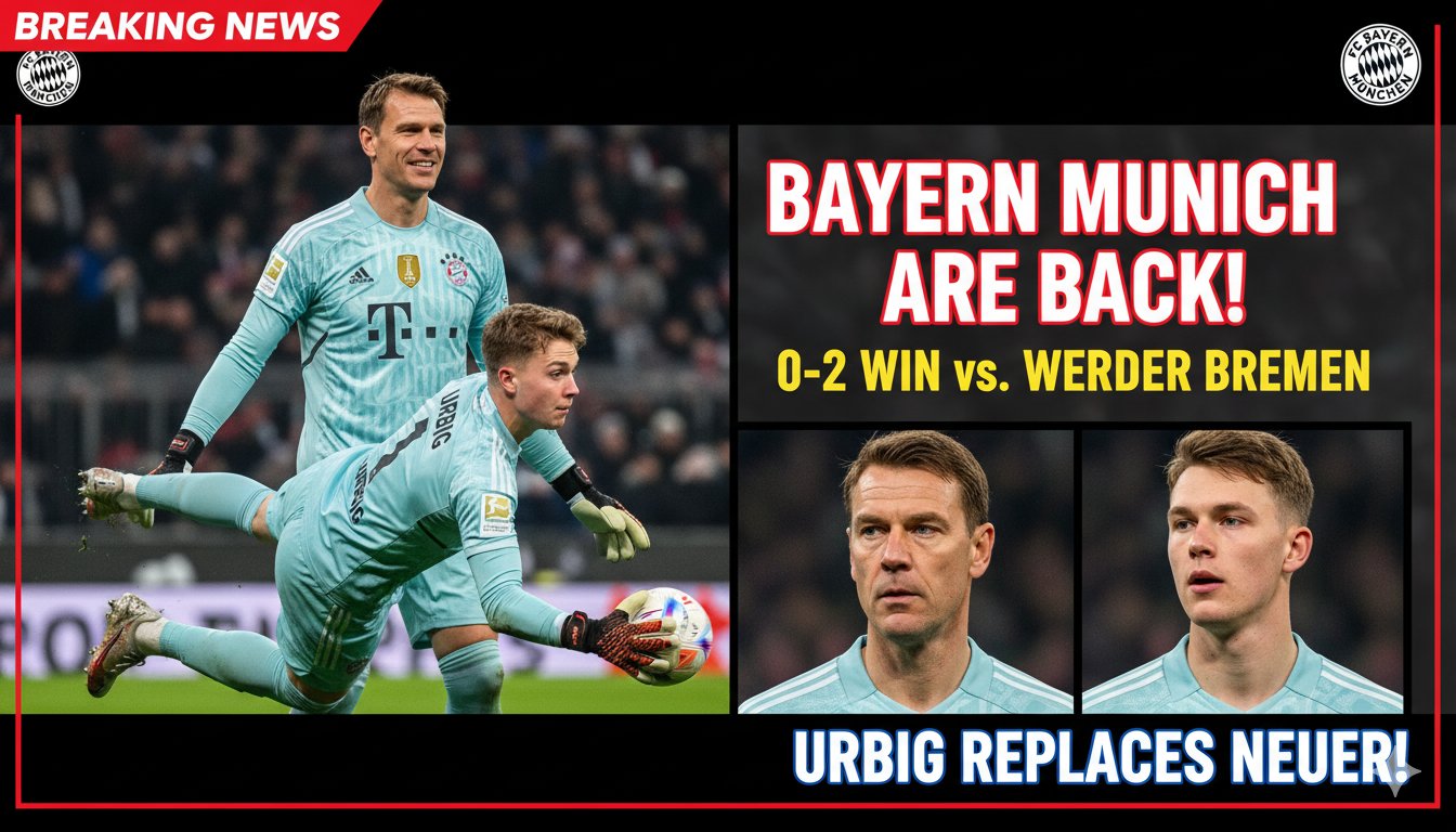 Harry Kane of Bayern Munich celebrates scoring against Werder Bremen in Bundesliga action