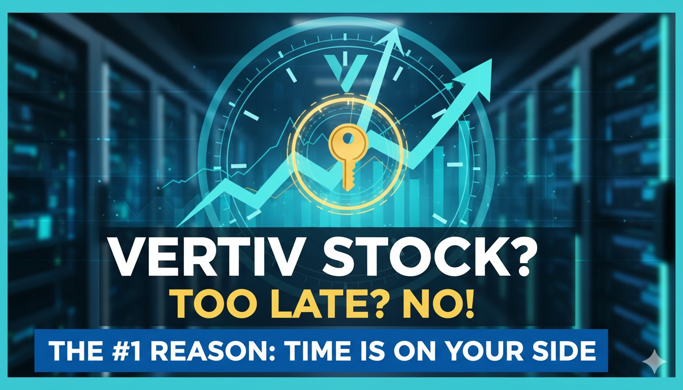 Vertiv Holdings data center cooling and power infrastructure equipment in a modern AI server facility