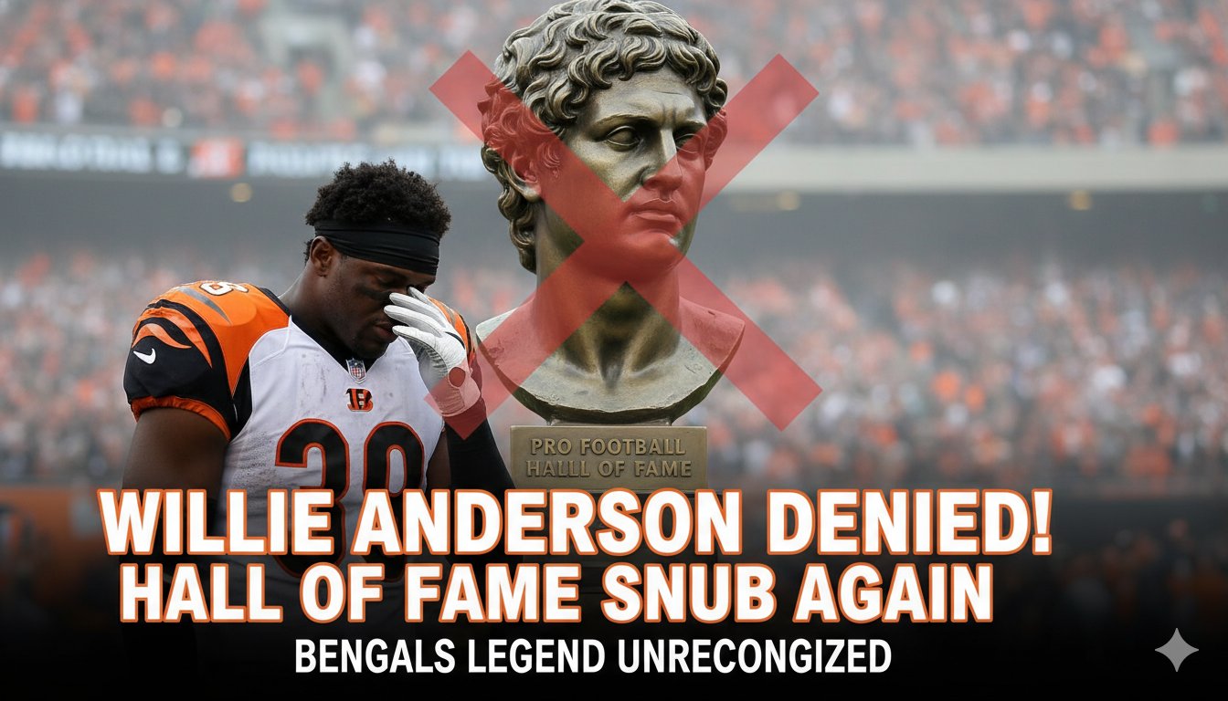 Former Cincinnati Bengals offensive tackle Willie Anderson in action during a game.