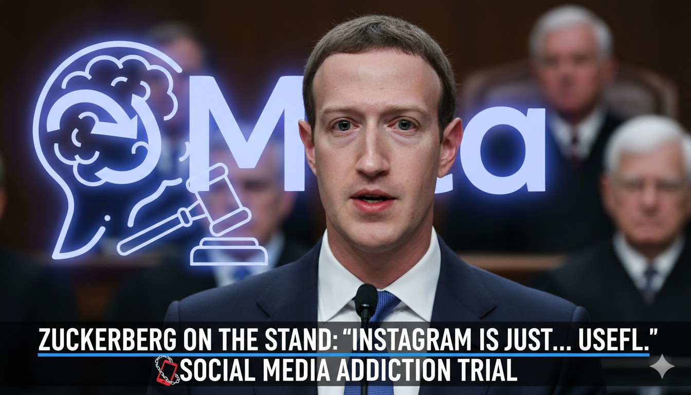 Mark Zuckerberg arriving at Los Angeles court for testimony in social media addiction trial